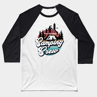 Camping Baseball T-Shirt